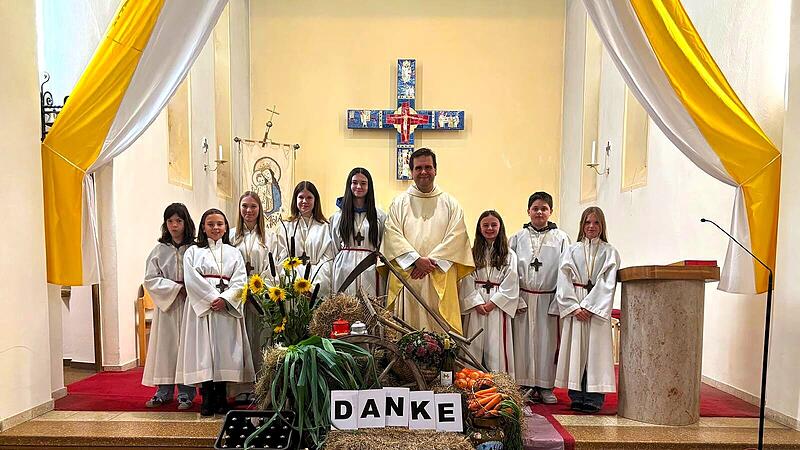 Wie hier in Wickendorf wurde auch in zahlreichen anderen Gemeinden im Landkreis Erntedank gefeiert.