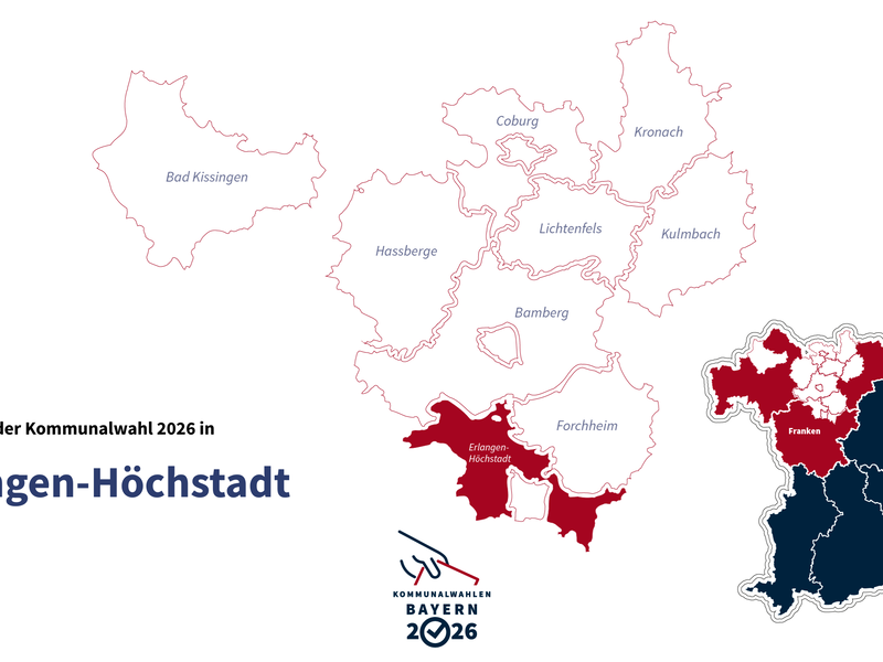 Kommunalwahl 2026 im Landkreis ERH
