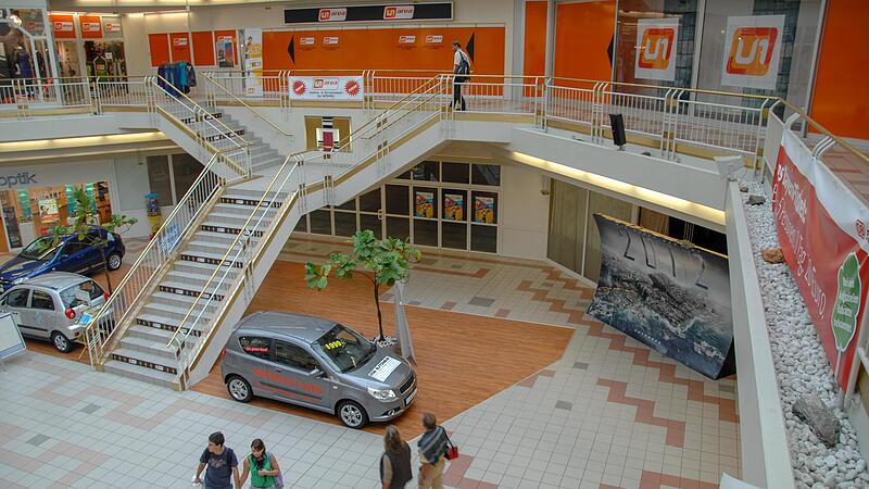 Erinnerung an die Zeiten, als der Niedergang begann: das Atrium im Jahr 2009.