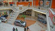 Erinnerung an die Zeiten, als der Niedergang begann: das Atrium im Jahr 2009.