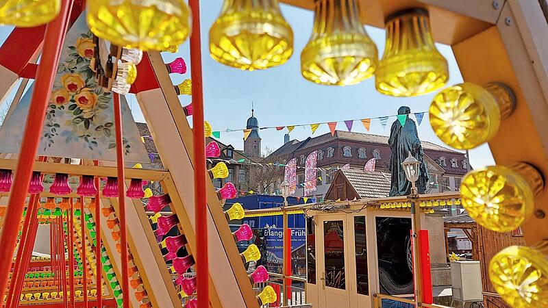 Das Fr&uuml;hlingsfest am Stadtschloss in Erlangen.