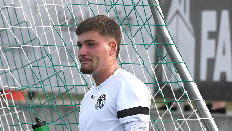 Der Neudrossenfelder Ersatztorhüter Nils Lauckner durfte auch im Pokalduell mit Aubstadt zwischen die Pfosten.