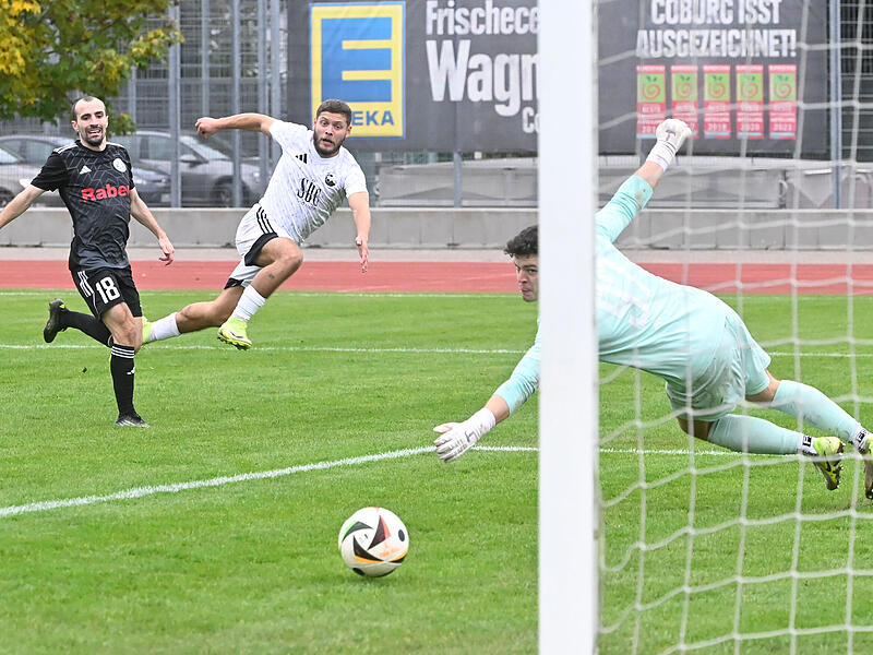 Cristian "Camillo" Fischer erzielte zwei Treffer für den FC Coburg.