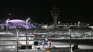 Flughafen München bei Nacht Flughafen München bei Nacht