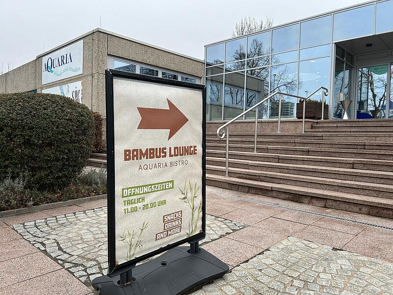Aquaria Coburg Das Bistro im Coburger Aquaria heißt seit einiger Zeit „Bambus Lounge“. Der Name soll auch unter dem neuen Pächter beibehalten werden.