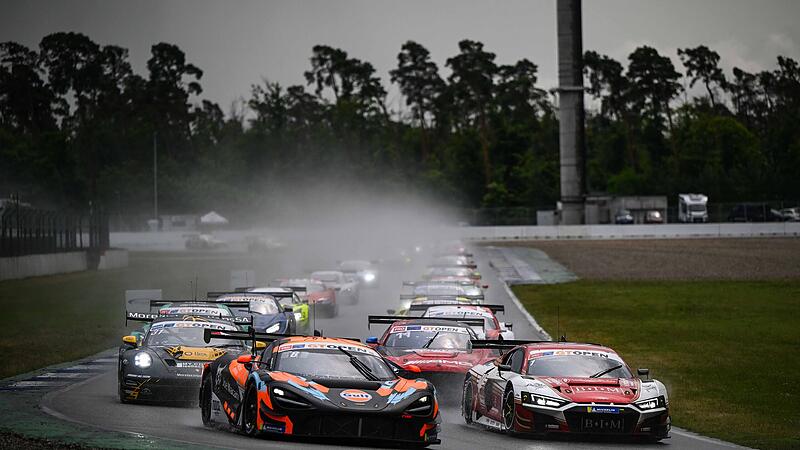 Christopher Haase und Simon Reicher belegten im Eastalent-Audi am Hockenheim zwei Mal Platz 2.