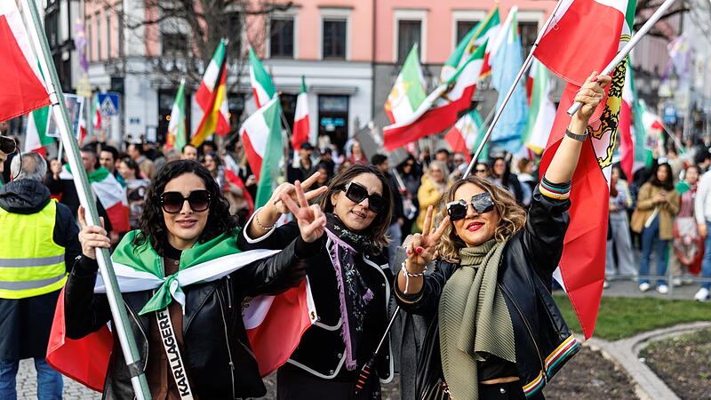 Angriff auf den Iran - Demonstration in München Angriff auf den Iran - Demonstration in München