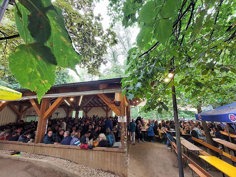 Der verregnete Annafest-Mittwoch
