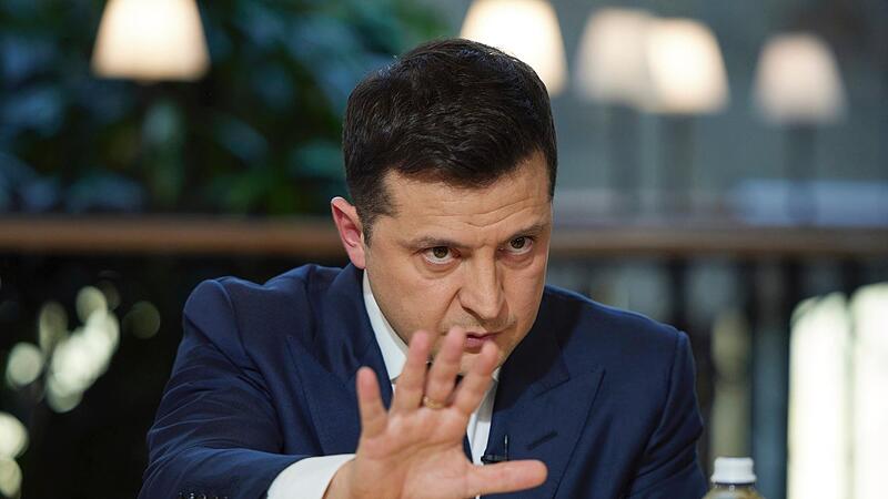 Der ukrainische Präisdent Wolodymyr Selenskyj Der ukrainische Präisdent Wolodymyr Selenskyj