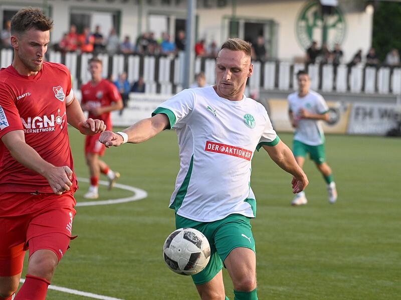 Hannes Greef (rechts), zuk&uuml;nftiger Co-Trainer beim TSV Neudrossenfeld II.