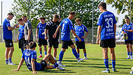 Enttäuschte Gesichter bei Trainer Reńe Ebert (Mitte) und Co. Der Jahn Forchheim hat am Samstag zuhause mit 1:5 gegen den FC Eintracht Münchberg verloren. Enttäuschte Gesichter bei Trainer Reńe Ebert (Mitte) und Co. Der Jahn Forchheim hat am Samstag zuhause mit 1:5 gegen den FC Eintracht Münchberg verloren.