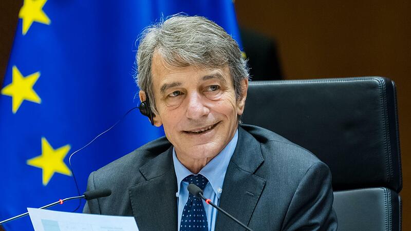 David Sassoli, Pr&auml;sident des Europ&auml;ischen Parlaments, besteht auf einer Pr&auml;senzsitzung in Stra&szlig;burg.