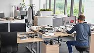 Bei Siemens Healthineers kommen die Mitarbeitenden nach und nach zurück aus dem Homeoffice.Forchheim & Fränkische Schweiz Bei Siemens Healthineers kommen die Mitarbeitenden nach und nach zurück aus dem Homeoffice.Forchheim & Fränkische Schweiz