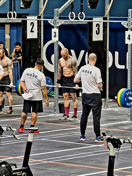 Marc Jersch bei der Fitness-WM in Budapest