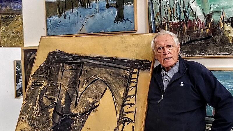 Zu seinem 90. Geburtstag am 11. Oktober er&ouml;ffnet Robert Reiter eine umfangreiche Ausstellung in seiner Werkstattgalerie in Untersiemau.