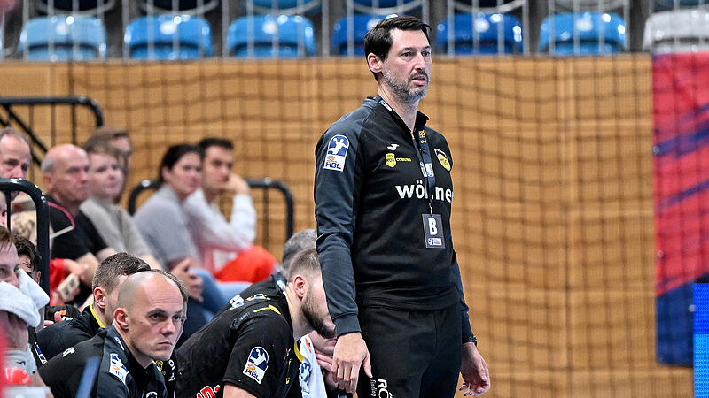 HSC-Trainer Anel Mahmutefendic (hier beim Auswärtsspiel in Potsdam) war mit der Einstellung seiner Mannschaft in Lübeck zufrieden.