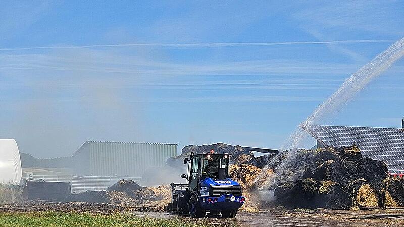 Feuer bei Biogasanlage Kairlindach Feuer bei Biogasanlage Kairlindach