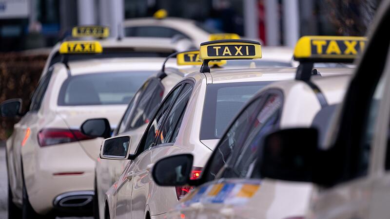 Taxistand an der Messe in M&uuml;nchen