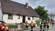 Beim Brand in einer Küche in Münchaurach wurde eine ältere Frau leicht verletzt.