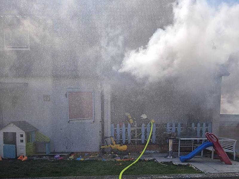 Brand Doppelhaushälfte Untersiemau: keiner verletzt