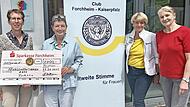 Kathrin Reif vom Bürgerzentrum-Mehrgenerationenhaus mit Christine Leuker, Gaby Kullmann und Bärbl Flessa (v. l.).