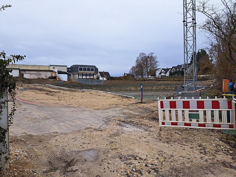 Das Baugebiet Anfang Dezember 2023Das Baugebiet am Ahorner Berg Das Baugebiet Anfang Dezember 2023
