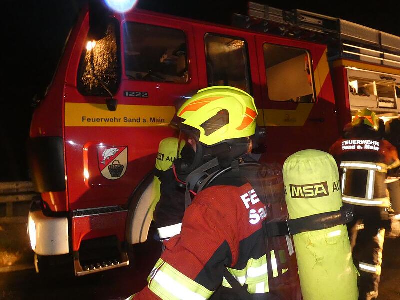 Groß angelegte Katastrophenschutz-Übung im Autobahn-70-Tunnel „Schwarzer Berg“ im Landkreis Haßberge