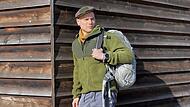 Autor Julian Gick (30) auf Wanderschaft durch die Rhön Autor Julian Gick (30) auf Wanderschaft durch die Rhön