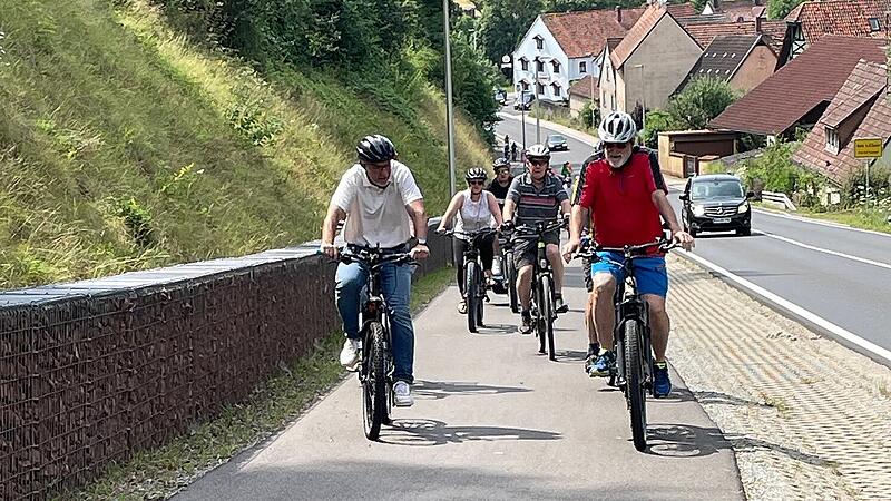 Der Geh- und Radweg Wittershausen - Aura ist fertig.