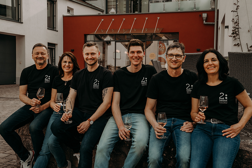 Die Familie Baldauf aus Ramsthal: Gerald und Heike (von links) Baldauf mit Sohn Bastian sowie Jannik Baldauf mit Vater Ralf und Mutter Silvia. Die Familie Baldauf aus Ramsthal: Gerald und Heike (von links) Baldauf mit Sohn Bastian sowie Jannik Baldauf mit Vater Ralf und Mutter Silvia.
