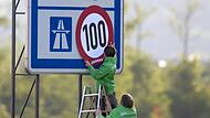 Greenpeace-Aktion f&uuml;r Tempolimit auf Autobahnen