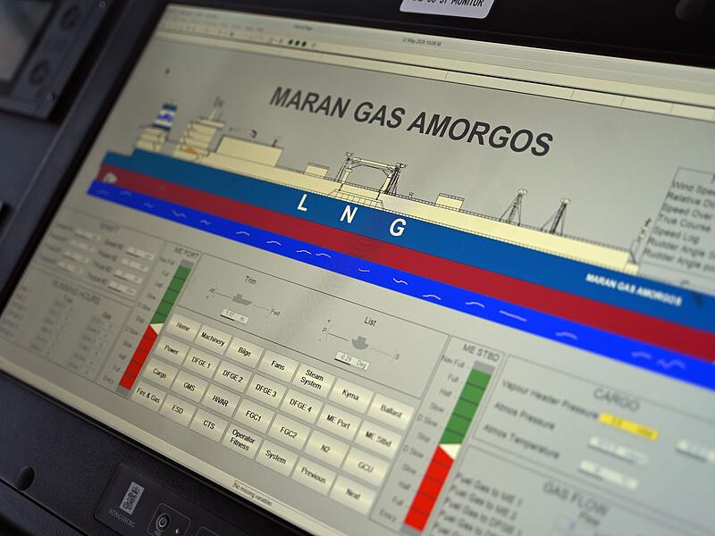 LNG-Tankschiff «Maran Gas Amorgos» LNG-Tankschiff «Maran Gas Amorgos»