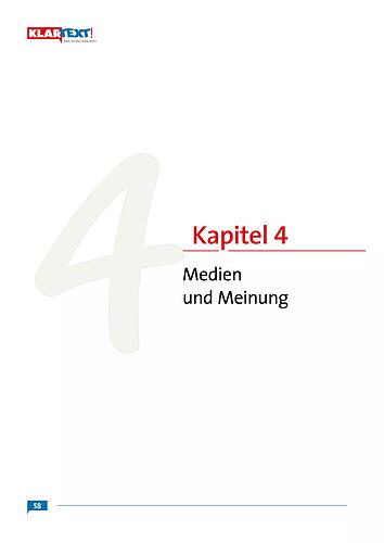 Kapitel 4 - Medien und Meinung Kapitel 4 - Medien und Meinung