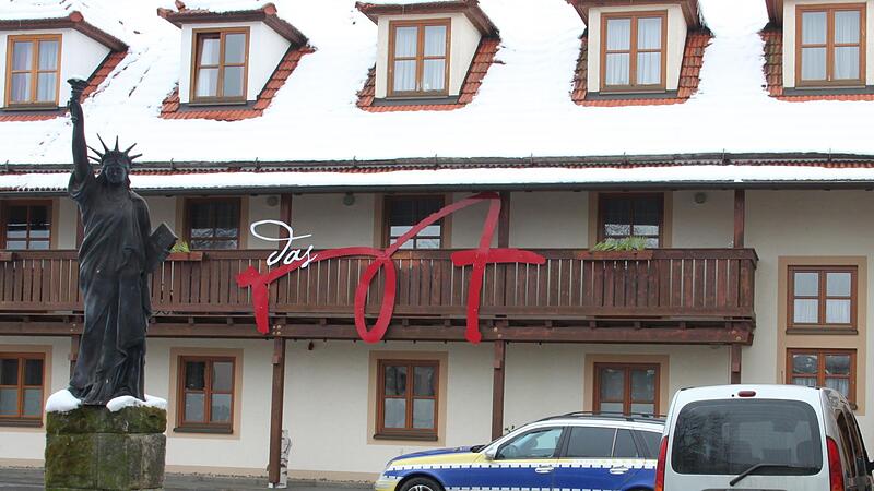 In diesem Hotelkomplex in G&auml;rtenroth sollen k&uuml;nftig Asylbewerber untergebracht werden.