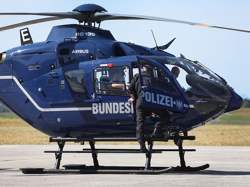 Messung von Radioaktivit&auml;t aus Hubschrauber