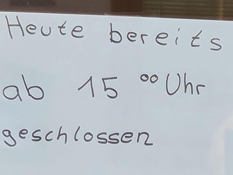 Nicht alle Läden hatten bis 18 Uhr geöffnet.Forchheim & Fränkische Schweiz Nicht alle Läden hatten bis 18 Uhr geöffnet.Forchheim & Fränkische Schweiz