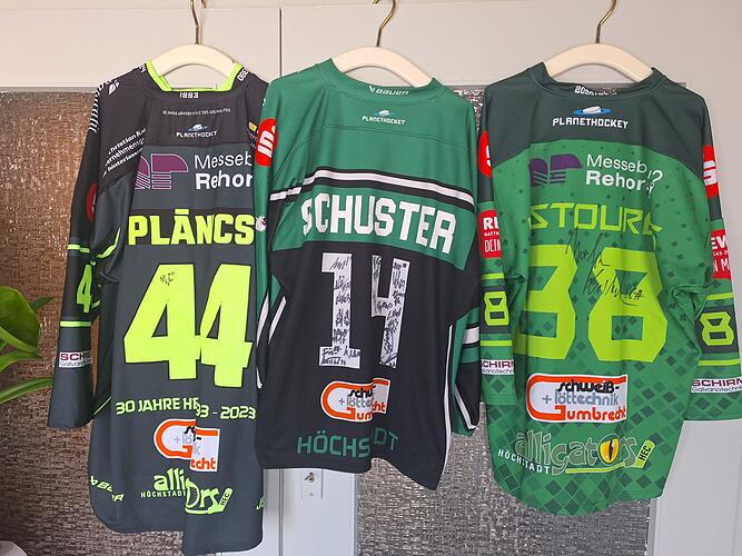 Höchstadt Alligators bei den Hannover Scorpions: Fantrikots vor Spiel 1