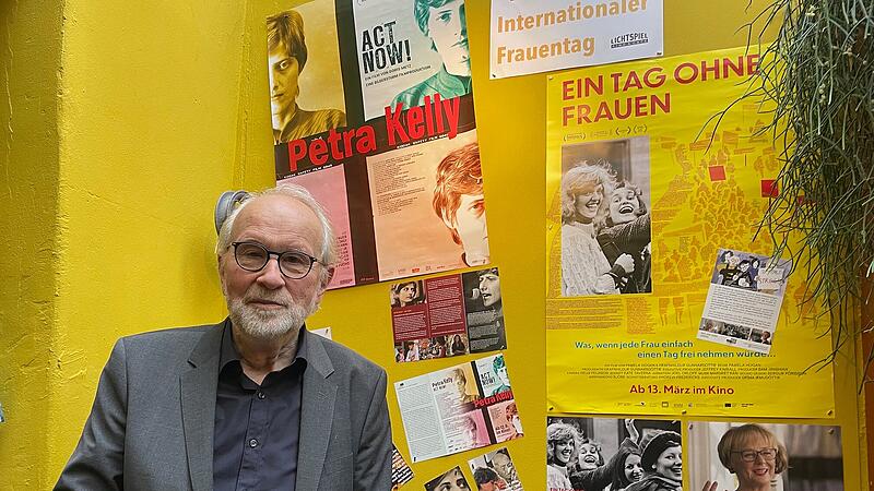 Petra Kellys Weggef&auml;hrte Lukas Beckmann im Bamberger Lichtspiel-Kino