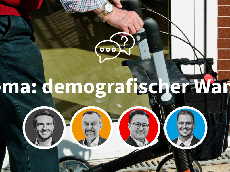 Wie die Kulmbacher Landratskandidaten auf den demografischen Wandel in der Region reagieren wollen.