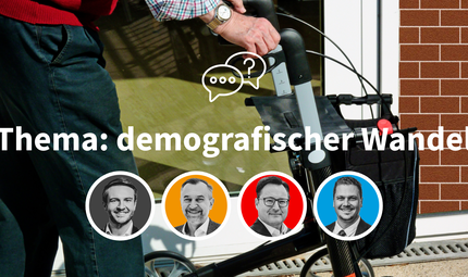 Wie die Kulmbacher Landratskandidaten auf den demografischen Wandel in der Region reagieren wollen.