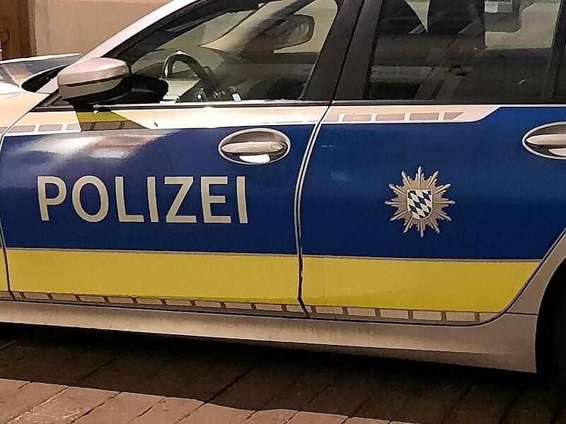 Polizeiauto im Einsatz Polizeiauto Symbol
