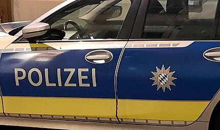 Polizeiauto im Einsatz Polizeiauto Symbol