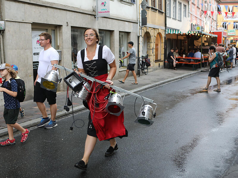 Impressionen vom Samstag auf der Sandkerwa 2022Der Sandkerwa-Samstag in Bildern