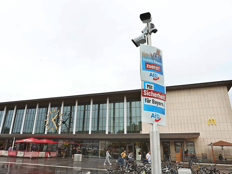 Video&uuml;berwachung am W&uuml;rzburger Hauptbahnhof