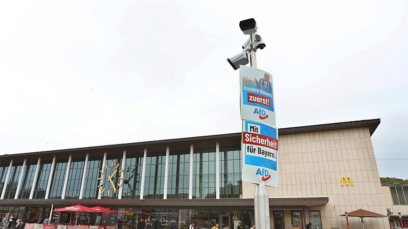 Video&uuml;berwachung am W&uuml;rzburger Hauptbahnhof