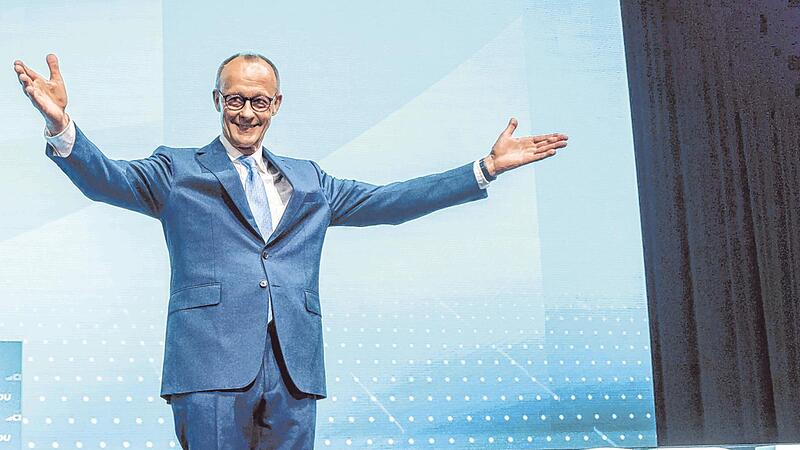 Friedrich Merz ist auf dem CDU-Parteitag in Berlin als Parteivorsitzender best&auml;tigt worden. Sein Ergebnis fiel aber schlechter aus als beim letzten Mal.