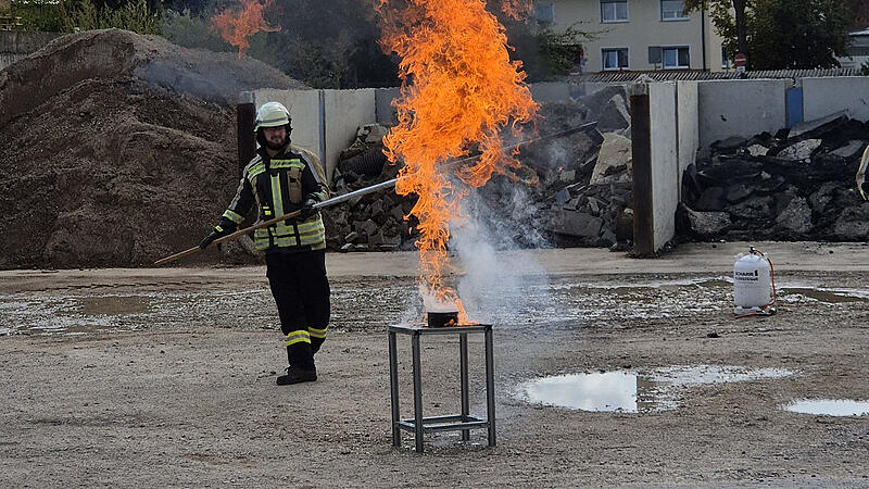 Brandgefährlich war der Tag der offenen Tür der Feuerwehr Adelsdorf.