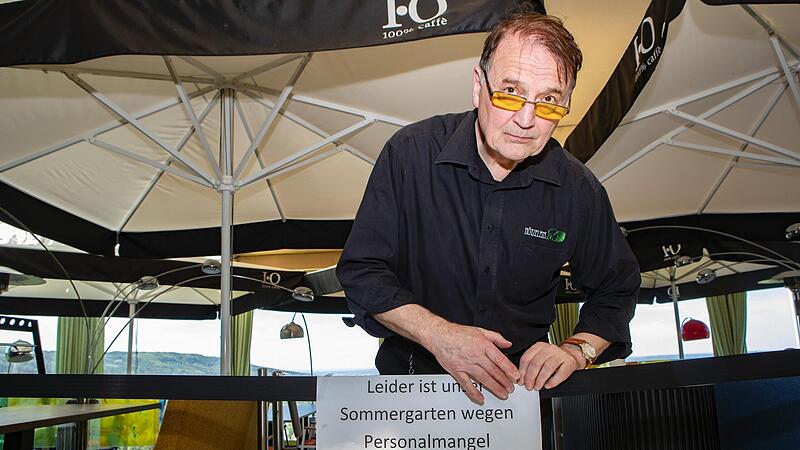 Musste im vergangenen Sommer seinen Garten wegen Personalmangel schließen: Georg Hötzelein, Vorsitzender des Kreisverbandes der Dehoga.Forchheim & Fränkische Schweiz Musste im vergangenen Sommer seinen Garten wegen Personalmangel schließen: Georg Hötzelein, Vorsitzender des Kreisverbandes der Dehoga.Forchheim & Fränkische Schweiz