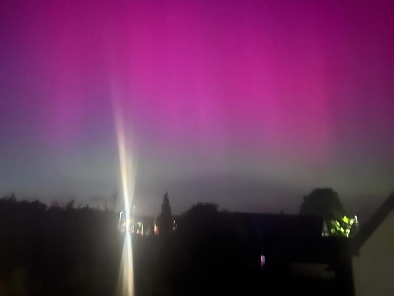 Polarlichter über Kronach 2024Polarlichter über Kronach