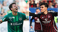 Can Uzun (rechts) wird den Club im Sommer voraussichtlich verlassen. Der gebürtige Bamberger Lukas Görtler (links) könnte dafür neu kommen.